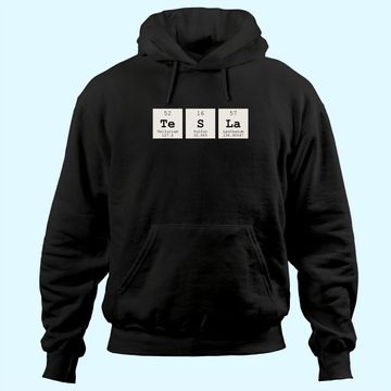 Discover Periodic Table Tesla Hoodie