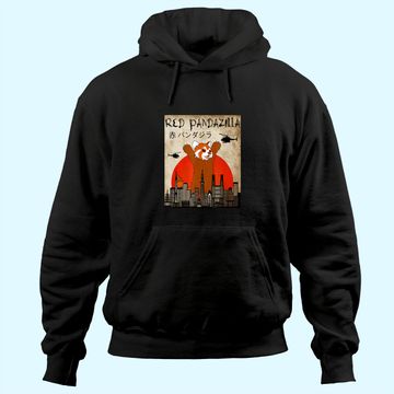 Discover Red Panda Red Pandazilla Hoodie