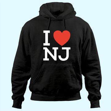 Discover I Love NJ Heart Hoodie