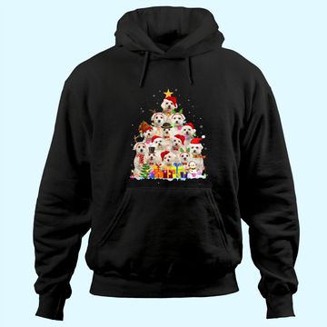 Discover Christmas Pajama Maltese Tree Xmas Hoodie