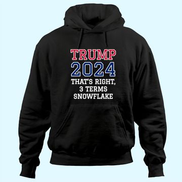 Discover Trump Snowflake Red White & Blue Hoodie