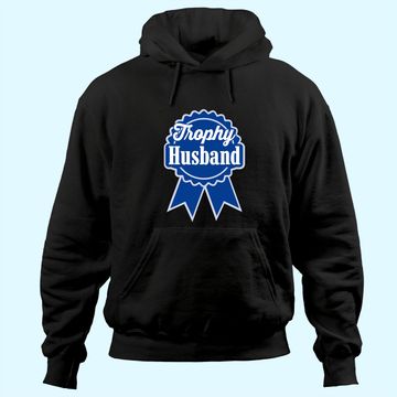 Discover Trophy Husband Retro Ribbon Style Hoodie