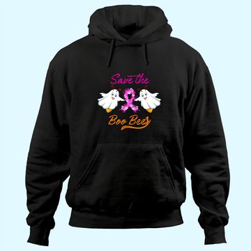 Discover Breast Cancer Halloween Gift - Save The Boo Bees Hoodie