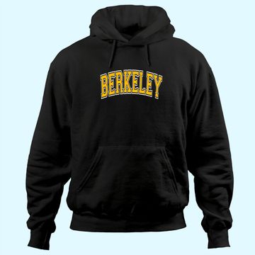 Discover Berkeley California CA Varsity Style Amber Hoodie