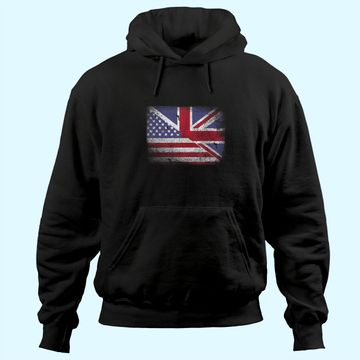 Discover British American Flag Great Britain Union Jack Hoodie.