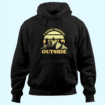 Discover I Love Peeing Outside Funny Camping Camping Lover Hiking Hoodie