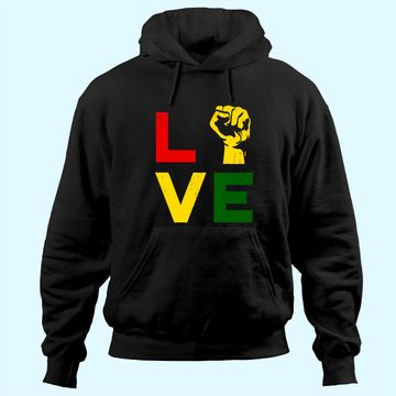 Discover Vintage Love Emancipation Day Melanin Black Pride Hoodie