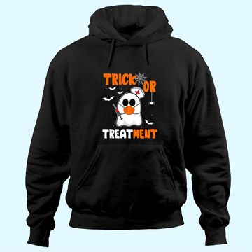 Discover Trick Or Treatment Boo Crew Funny Halloween Nurse Nursing Hoodie