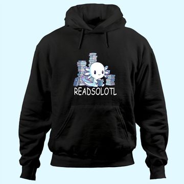 Discover Readsolotl Axolotl Reading Fish Books Lizard Hoodie