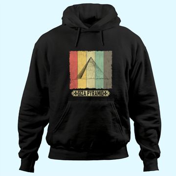 Discover Giza Pyramids Ancient Egyptian Architecture Hoodie