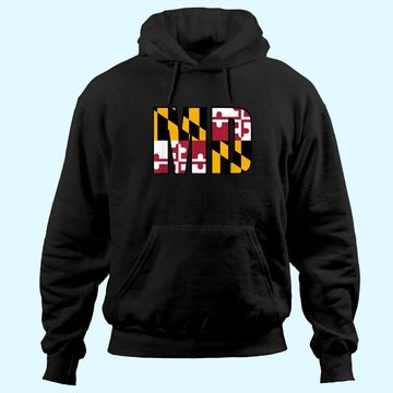 Discover Maryland State Flag Md Baltimore Pride Hoodie