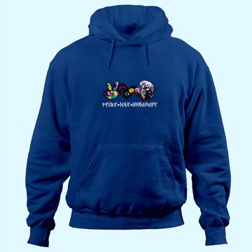 Discover Peace Love Night Mare Hoodie