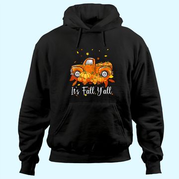 Discover It's Fall Y'all Pumpkin Truck Autumn Tree Hello Fall Hoodie