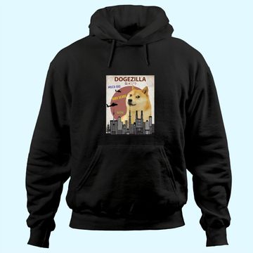 Discover Dogezilla Funny Meme Shiba Inu Dog Hoodie