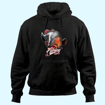 Discover Fishing Make Me Happy Catfish Red Hoodie