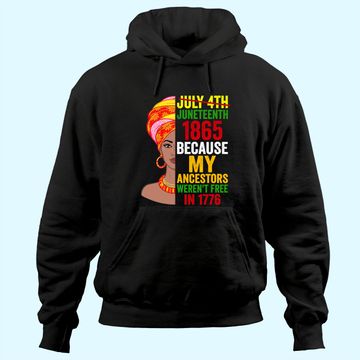 Discover Juneteenth Queen Melanin African American Women Tee Hoodie