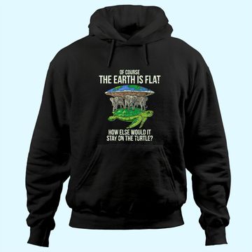 Discover Flat Earth Society Hoodie Turtle Elephants Men Women Gift