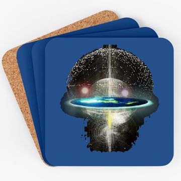 Discover Flat Earth Coaster