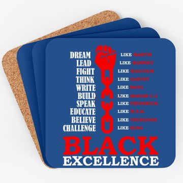 Discover Black Excellence, Black Af Coaster