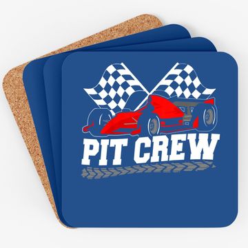 Discover Pit Crew Car Racing Checkered Flag Racing Party Coaster