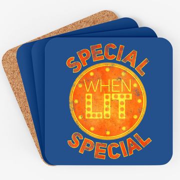Discover Special When Lit - Funny Retro Pinball Gift Coaster