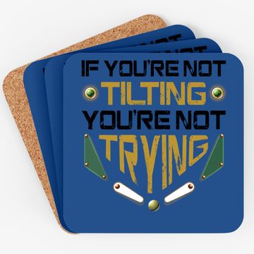 Discover Pinball Funny Retro Vintage Arcade Game Machine Lover Gift Coaster