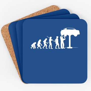 Discover Evolution Mechanic Funny Coaster Automotive Technician Gift