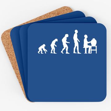 Discover Pottery Evolution Funny Ceramic Artist Gift Coaster