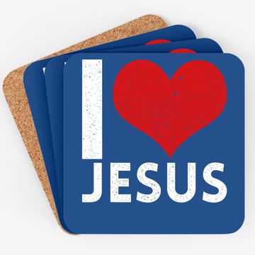 Discover I Love Jesus Coaster
