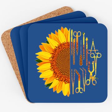 Discover Surgical Scrub Tech Surgeon Sunflower Surgery Intern Or Coaster