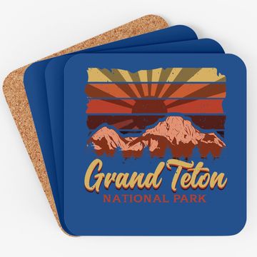 Discover Vintage National Park Coaster Grand Teton National Park Coaster