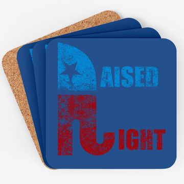 Discover Vintage Raised Right Republican Elephant Pro Trump 2020 Coaster