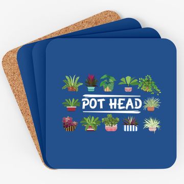 Discover Gardening Potted Plant Pot Head Coaster