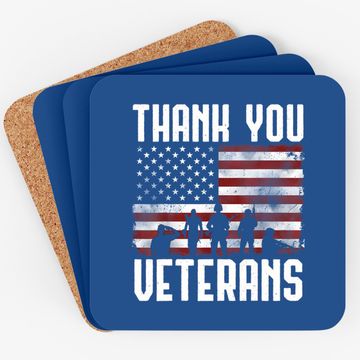 Discover Thank You Veterans Coaster