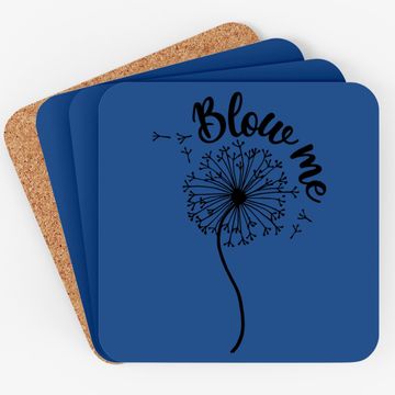 Discover Blows Me Dandelion Flower Coaster