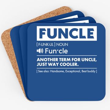 Discover Comfiv Funcle Coaster For Best Uncle Coaster Ever Cool Coaster