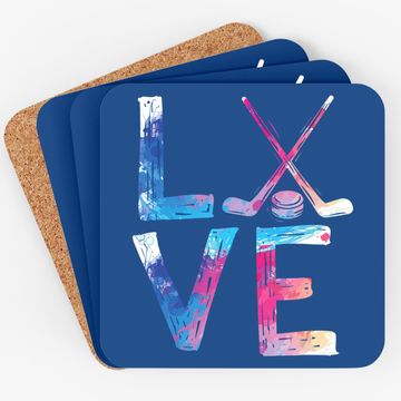 Discover Love Ice Hockey Girls Hockey Gifts Ice Hockey Coaster