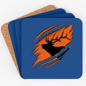 Discover Elk Hunting Premium Coaster