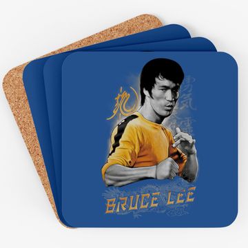 Discover Bruce Lee Quote Yellow Dragon Coaster