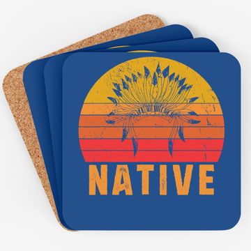Discover Native American Pride Vintage Native Indian Coaster
