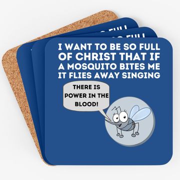 Discover Mosquito Joke Coaster