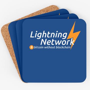 Discover Lightning Network - Bitcoin Without Blockchain Coaster