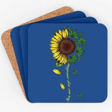 Discover You Are My Sunshine Sunflower Weed Coaster