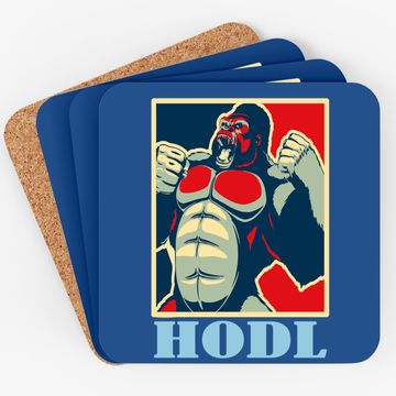 Discover Hodl Hope Style Ape Gme Game Stonk Coaster