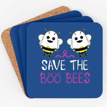 Discover Save The Boo Bees Coaster Breast Cancer Awareness Halloween Coaster
