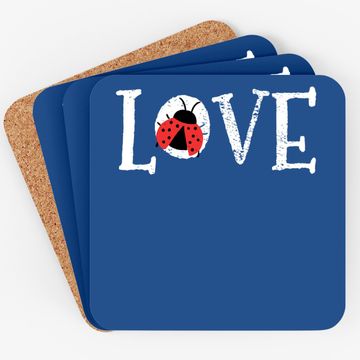 Discover Ladybug Love Vintage Coaster