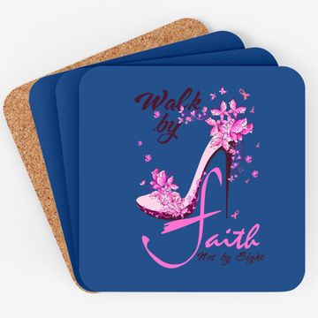 Discover Walk By Faith Not By Sight 2 Corinthians 5:7 Bible Verse Coaster