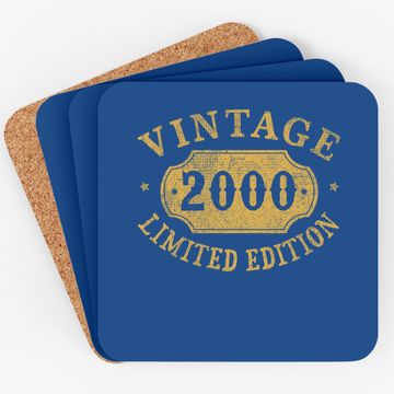 Discover 21st Birthday Anniversary Gift Limited 2000 Coaster