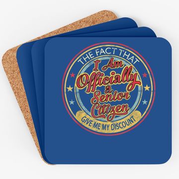 Discover 65 Year Old Gifts ly A Senior Citizen 65th Birthday Coaster