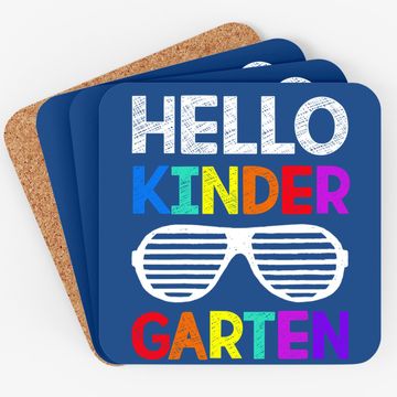 Discover Hello Kindergarten Back To School Teacher Student Coaster